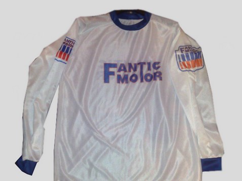 maglia fantic bianca policotone